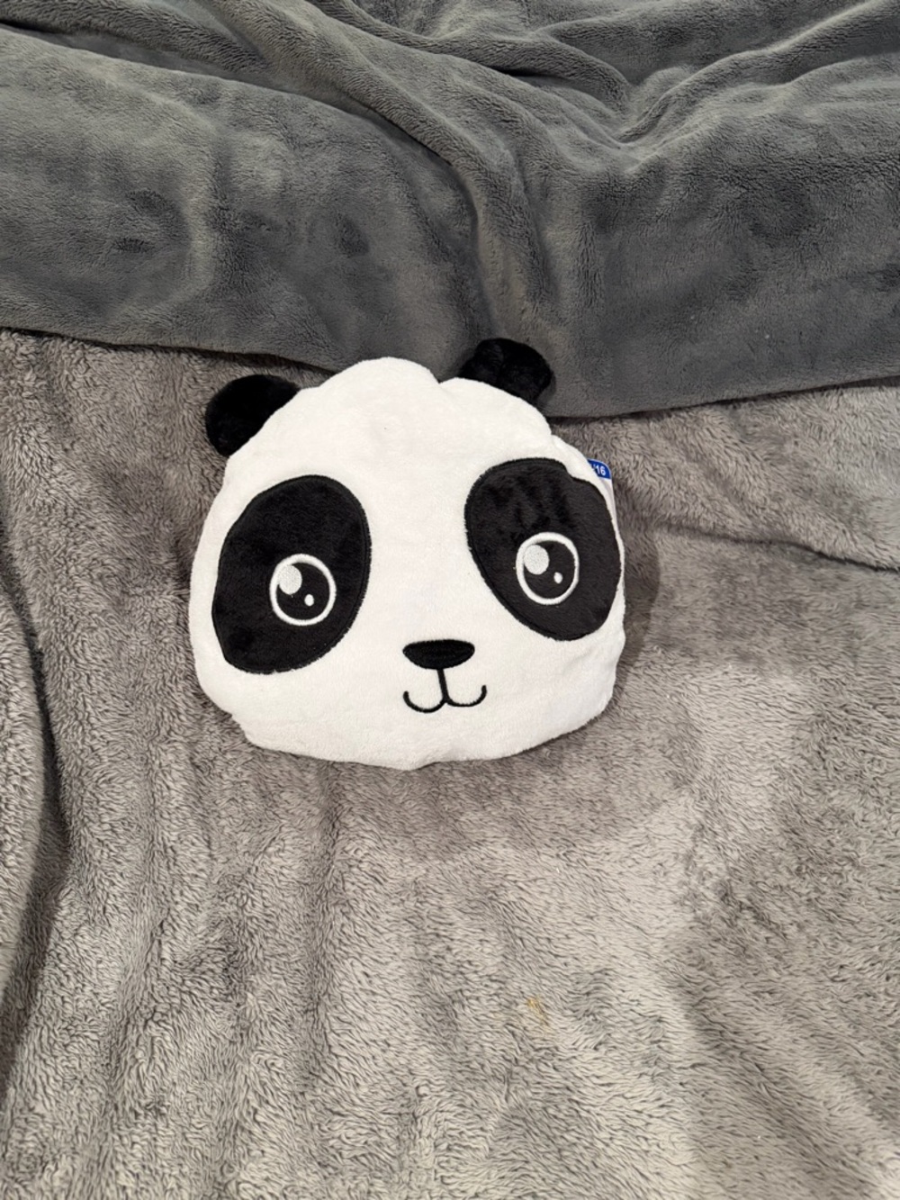 NWT Plush 2 in 1 Panda Pillow and Kids Hoodie - White & Black